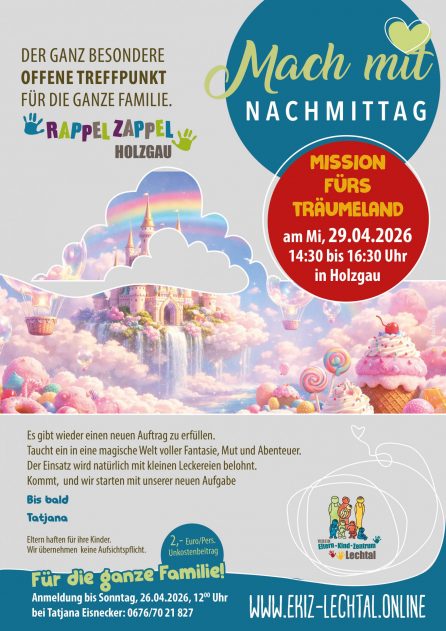 Mach mit Nachmittag April